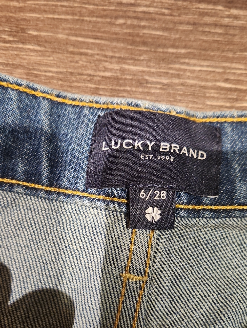 ❤️ NWOT! LUCKY BRAND 90S HIGH RISE LOOSE STRAIGHT CROP JEANS, 6 (28) - Picture 9 of 16